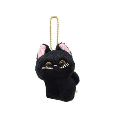 Naitou Design Konyankoron Maskot Svart Katt Høyde ca. 9cm