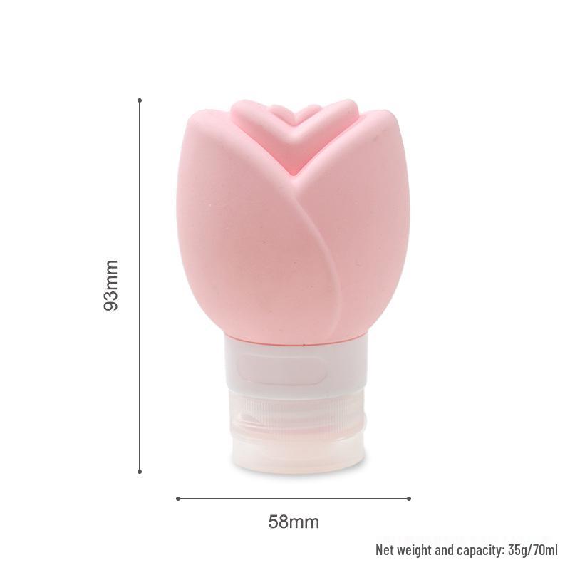 Neue grenzüberschreitende Silikon-Reiseflaschen zum Nachfüllen für Duschgel und Shampoo