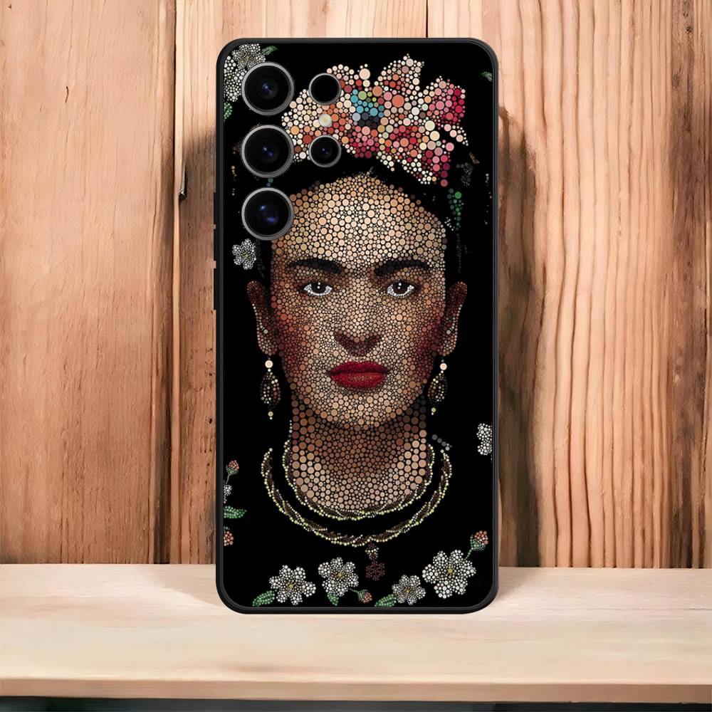 Fashion F-Frida K-KahlosS Case For Samsung Galaxy Case S25 S23 S22 S21 S30 S20 S10 Ultra Plus FE TPU Soft Cover