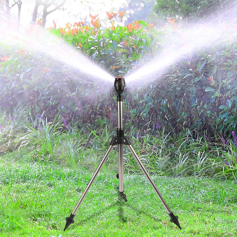 Adjustable Spraying Rotating Sprinkler Garden Irrigation 360 Degree Rotation Easy Installation For Grass Cooling