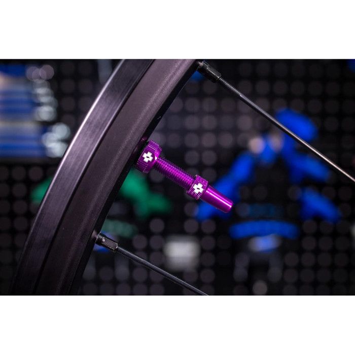 Kit de valves tubeless - Muc-Off - 2.0 - 60 mm - Aluminium 7075 - Compatible inserts tubeless