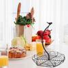 Elegant Standing Fruit Vegetable Bowl Sleek Bird Design Fruit Bowl With Banana Holder For Modern Kitchen Settings