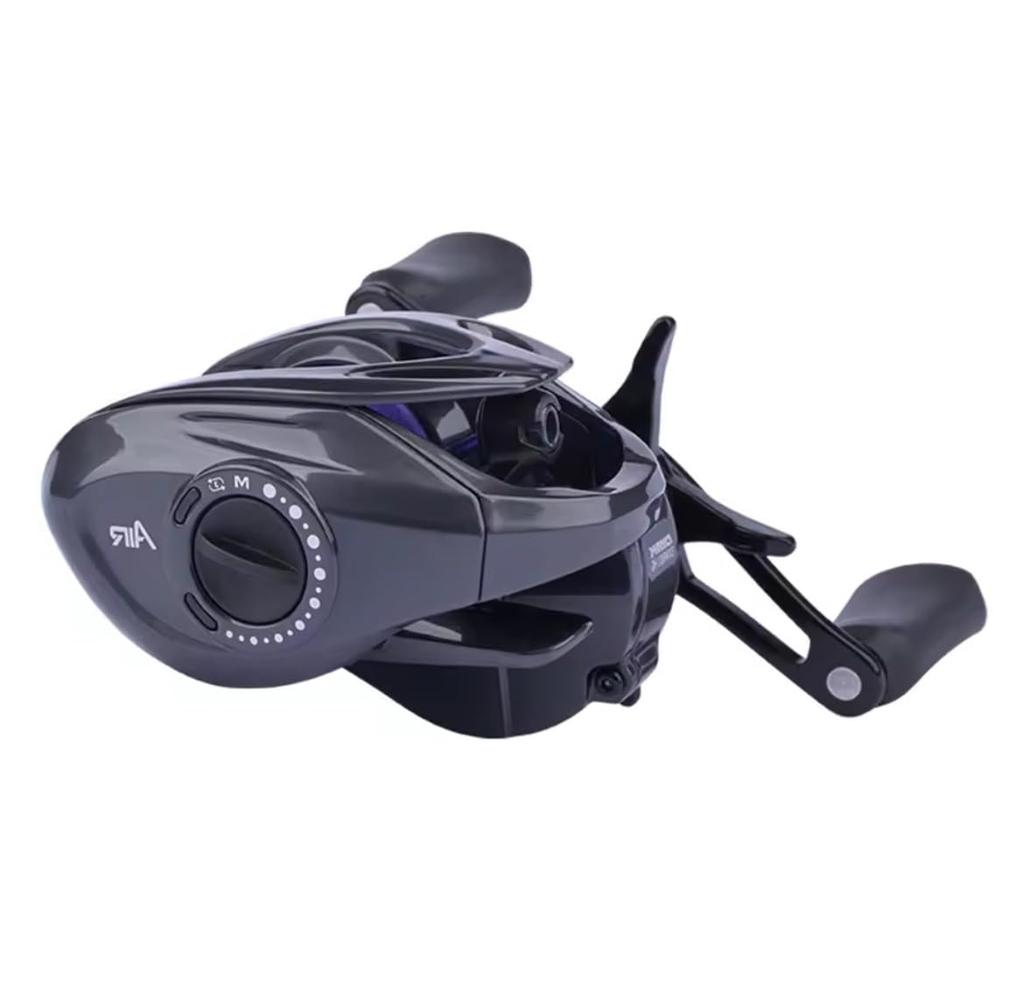 DMK 3-Mode DC Reel, Blue Frost, Cheetar Air, Baitcasting Reel, Chinese-made DC Reel, Electronic Brake, Bait Finesse, BFS (Left-Handed)