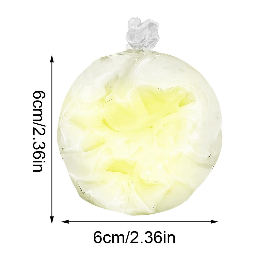 Squishy Stress Balls Slow Rebound Wax Skin Squeeze Toy for Kids Adult Quiet Sensory Fidget Toy Soothing Relieving Stress