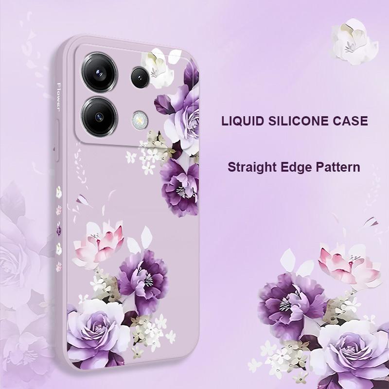 Beautiful Peony Phone Case For Xiaomi Poco F8 F7 X7 X6 F6 M6 M5 M5S F5 X5 F4 X4 M4 F3 M3 X3 Pro 4G 5G GT Silicone Cover