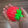 Finger Relax Strawberry Squishy Building Blocks Blocks Filled Squishy Crunchy Squishy  Adult Kids