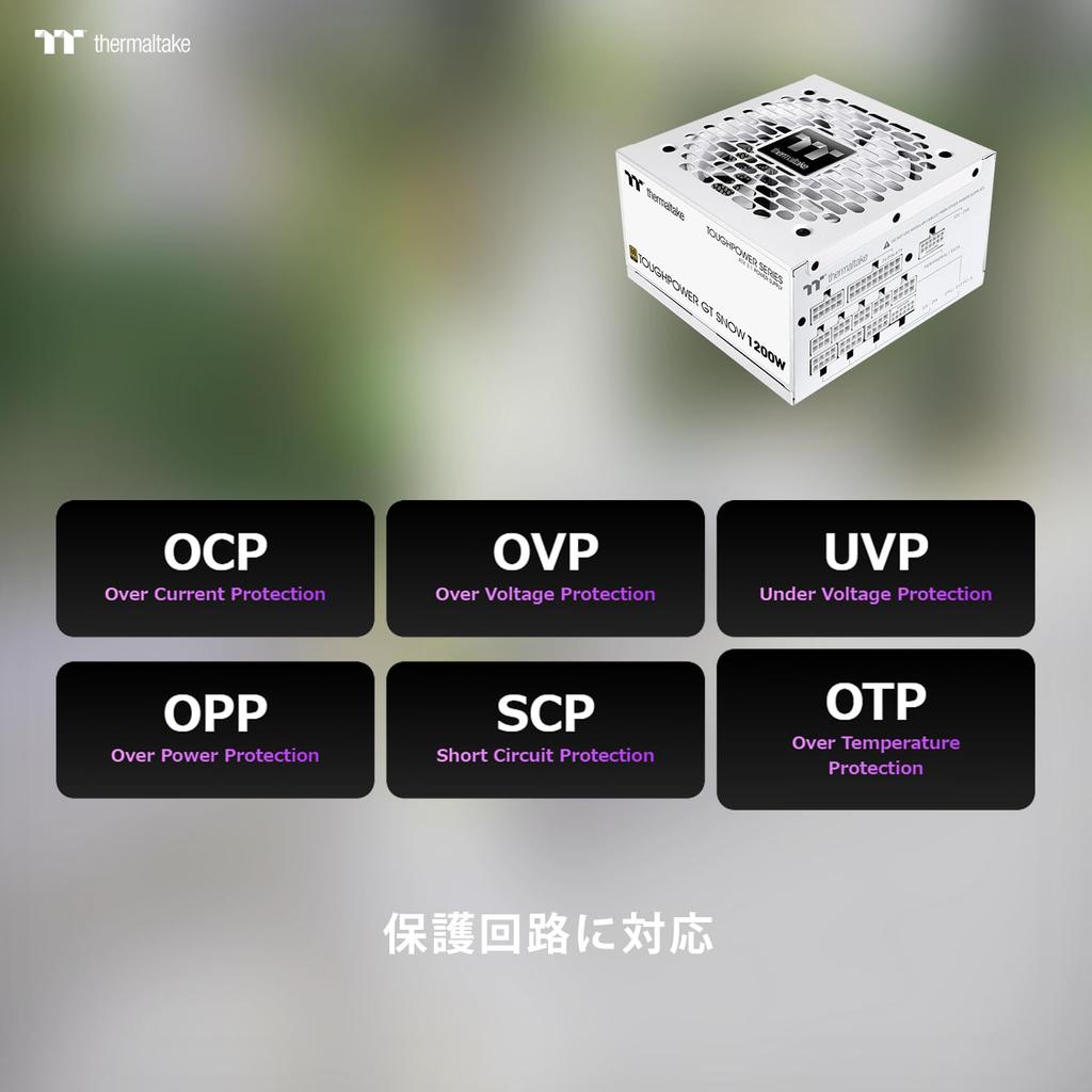 Thermaltake TOUGHPOWER ATX Express Compatible 80PLUS GOLD PC Power Supply PS1617 GT/1200W 3.1 Slot/PCI 5.1 Unit, White, PS-TPT-1200FNFAGJ-W,