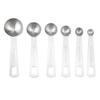 Six-Piece Stainless Steel Measuring Spoon Set for Kitchen and Baking