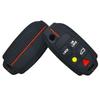 New Style Silicone Auto Key Fob Cover Case Mount Protect Set Fit For Volvo S80 S60 V70 Xc70 Xc90 D05 5 Buttons Folding Flip Key Fob Bag