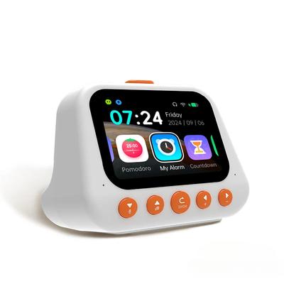 AI Smart Alarm Clock Talking Buddy Educational Toy for Kids Music/Stories Player Pomodoro Timer Cool Robot Gift for Boys Girls
