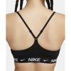 Nike Indy Light Support Pad Adjustable Sports Bra W   Black Black White  Fd1063 011