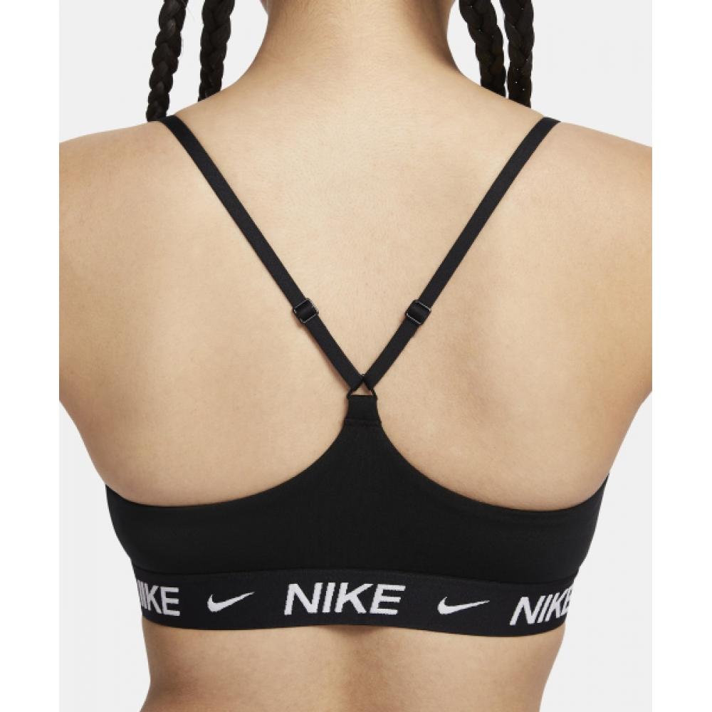 Nike Indy Light Support Pad Adjustable Sports Bra W   Black Black White  Fd1063 011