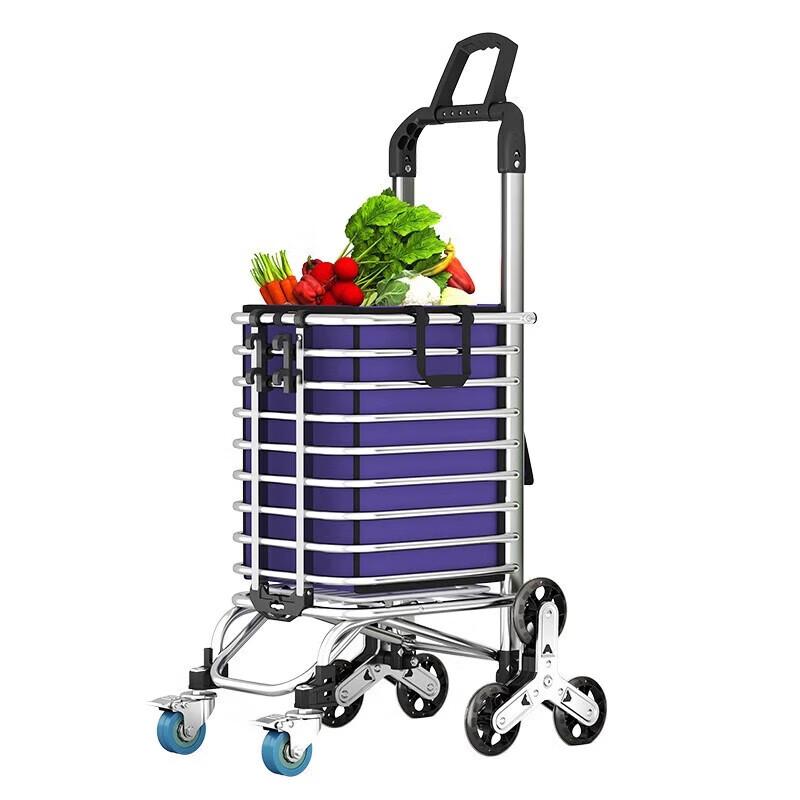 Portable Foldable Shopping Cart with Seat
