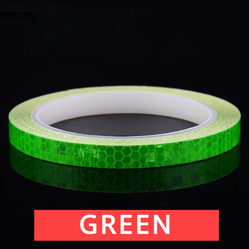 1roll 8M Bike Reflective Sticker Mountain Bike Bike Body Sticker Glow-in-the-dark Safety Equipment Motorcycle Accessories