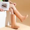 Black tall women's rain shoes thickened, heightened and thin women's boots waterproof, non-slip and easy to wash, exquisite rain boots in rainy days