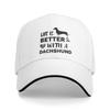 Personalized Classic Dachshund Baseball Cap WoUnisex Unisex Adjustable Unisex Badger Sausage Wiener Dog Dad Hat Summer Sun Hat