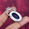 Lapis Lazuli & Blue Topaz Pendant Handmade Gemstone Jewelry, 925 Solid Sterling Silver Pendant ,Unique Design Jewelry Pendant