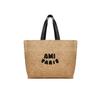 Handbag AMI PARIS ULL033.AW0077 Beige