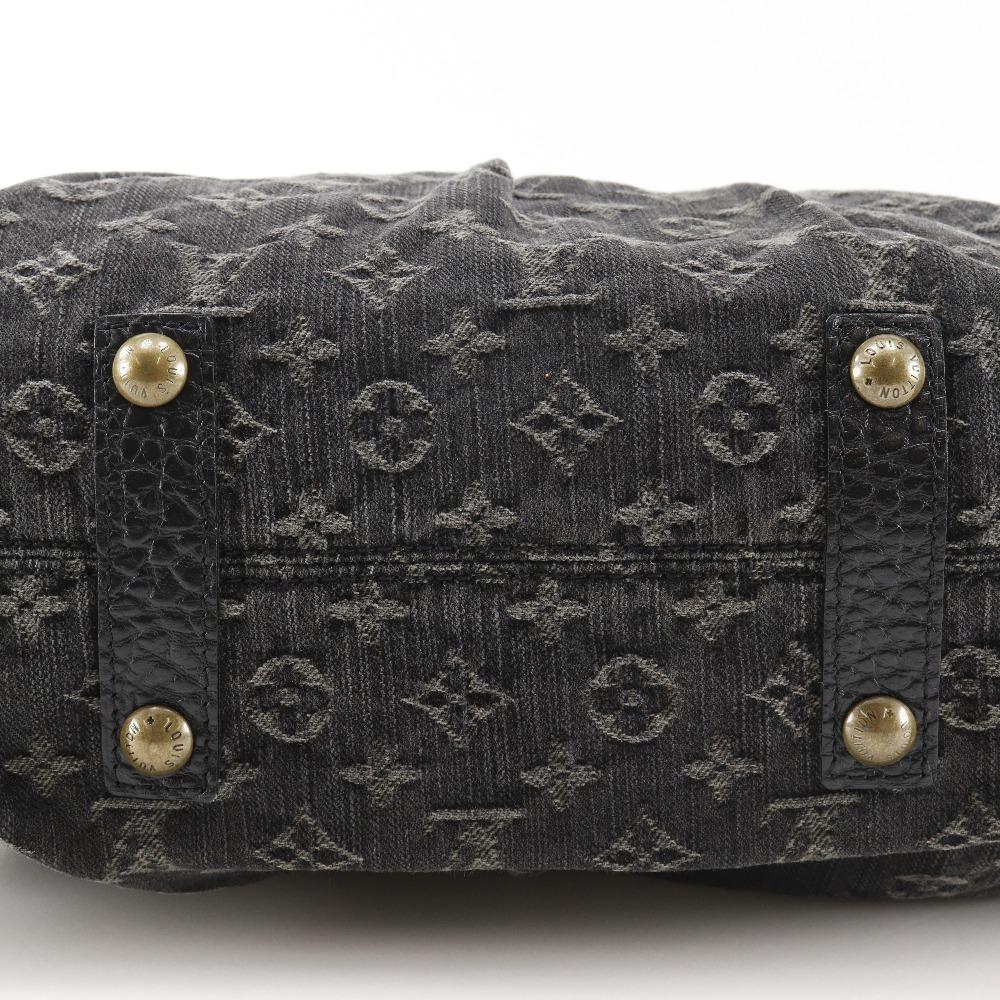 LOUIS VUITTON Neo Cavi MM Handbag M95351 2WAYShoulder black Monogram denim Women Used