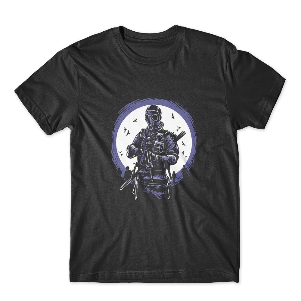 Gas Mask Soldier T-Shirt 100% Cotton Premium Tee New Unisex T-Shirt