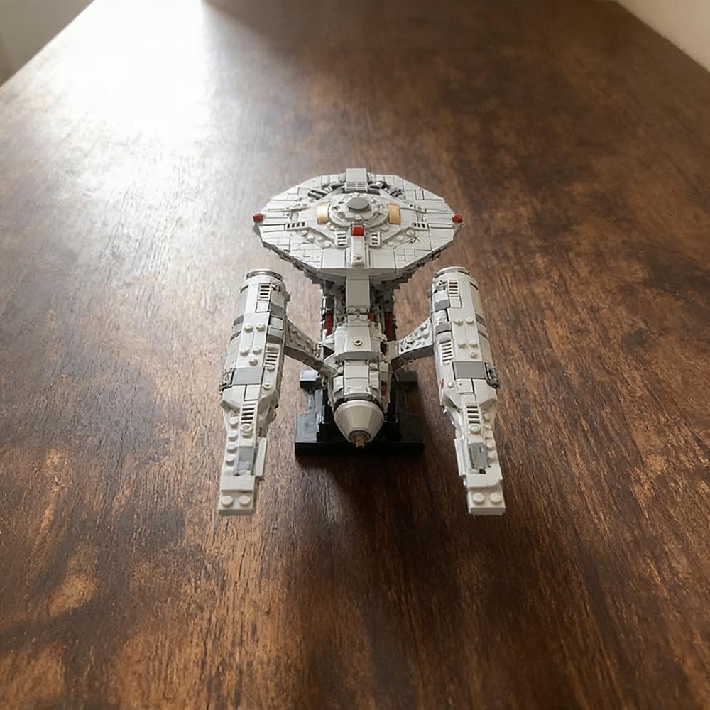 Moc Shop Buliding Blocks Alternate Model Spaceship Midi-Scale USS Enterprise  Construction DIY Assembly Toys Gifts