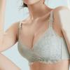 Xia Juju Steel-rimless Bra, Sexy and Comfortable Flower Embroidery Lace, Thin Top and Thick Bottom, Beauty Salon Underwear.