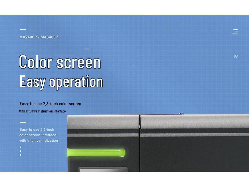 TSC Double-Row Barcode Label Printer with Self-Adhesive Paper