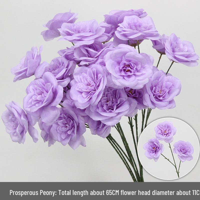 10-Piece Purple Series Artificial Floral Set: Ground Row, Aisle, and Burgundy Wedding Decoration Flowers