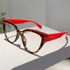 Oversized Cat Eye Glasses Women  New Fashion Vintage Optical Frames Trendy Stylish Design Non-prescription Eyeglasses