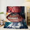 Sports Equipment Collection Blanket Flannel Blanket for bed, sofa, Camping, Hiking, Picnic Essentials, gift for family Fan gifts