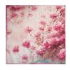 Elegant Pink Rose Mulberry Silk Scarf - Luxury Gift for Mom: Light, Decorative Neckerchief Snood