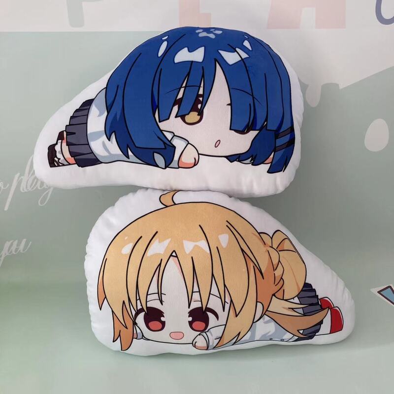 The Bocchi Rock Plush Anime Pillow Pendant Stuffed Doll Print Cushion Chain Key