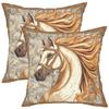 1 Pieces Beautiful Horse Pattern Decorative Cushion Pillow Polyester pillowcase, sofa decorative cushion cov Headboard Pillow