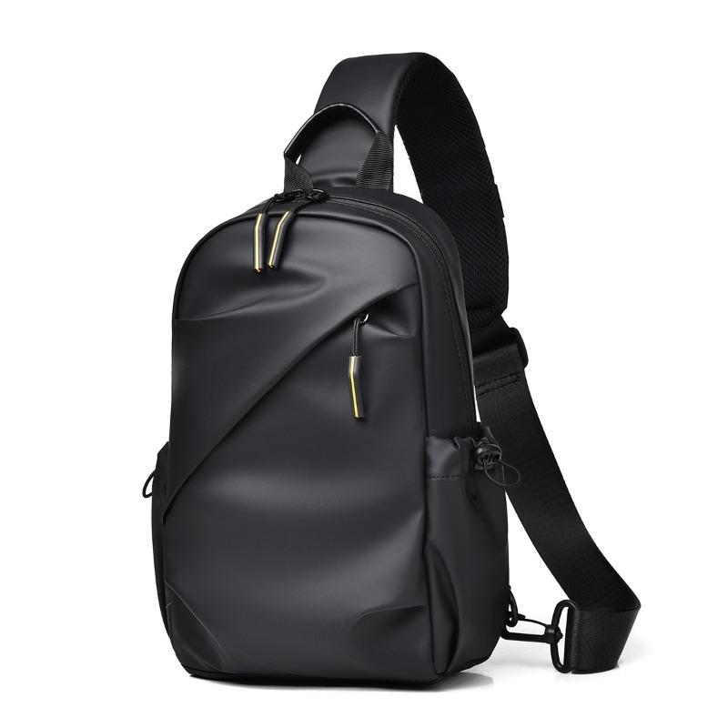 

Новая мужская нагрудная сумка, модная повседневная наплечная нагрудная сумка, большая вместимость, сумка-локомотив, наплечная сумка-мессенджер, мужская чёрный