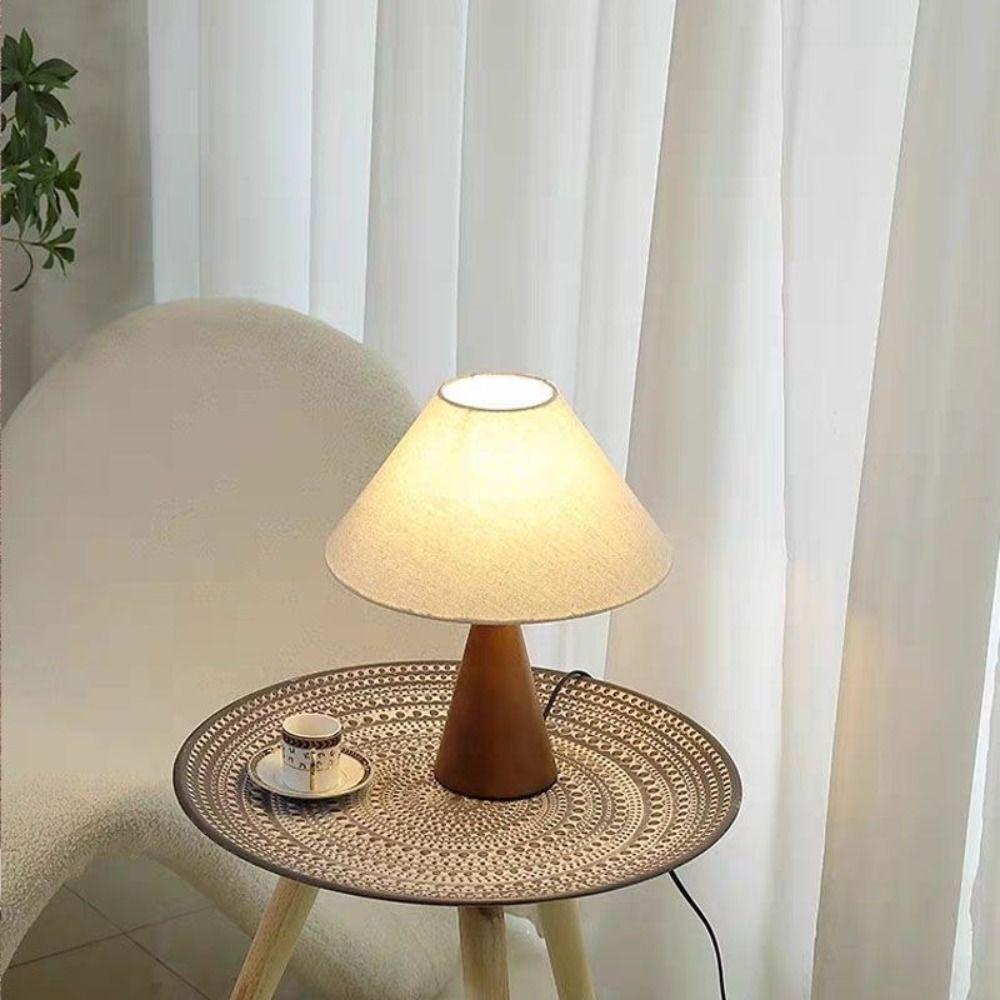 Mid-Century Style Printed Table Lamp Nordic Minimalist Desk Lamp Night Light Bedside Table