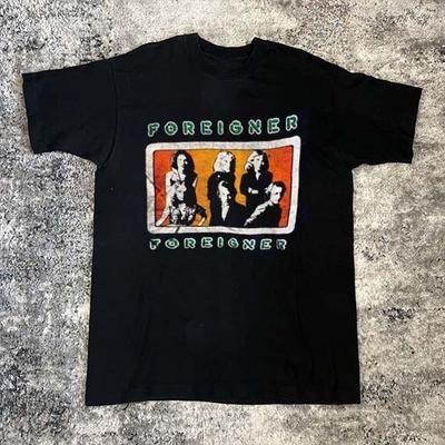 Nieuw Vintage Foreigner Concert Cadeau Voor Fans Unisex Alle Maten DO203 Unisex T-shirt