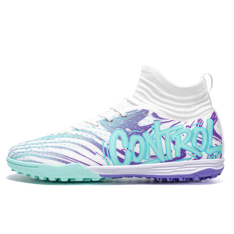 

Outdoor Soccer Shoes Men New Anti-slip Grass Training Breathable Lace-up Football Boots Comfortable Casual Sports Shoes Men 35