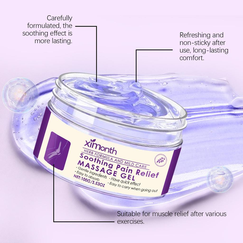 Soothing Pain Relief Massage Gel Daily Care Joint Knees Elbows and Shoulders Comforting External Application Gel