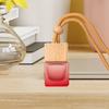 Hanging Car Air Freshener Diffuser Bottle Empty Glass Essemial Oil Pendant Perfume Vial 8ml