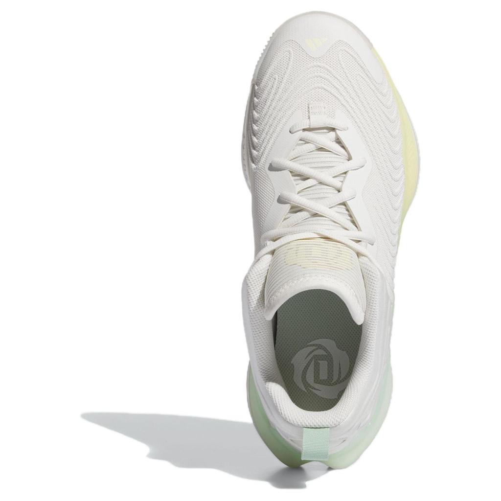 Adidas D Rose Son Of Chi 3 Versatile Fashion Shock Absorption Non-Slip Durable Low-Top Basketball Shoes Men sneaker White IE7804