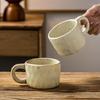 OLOEY Japanese Style Retro Yellow Matte Ceramic Mug