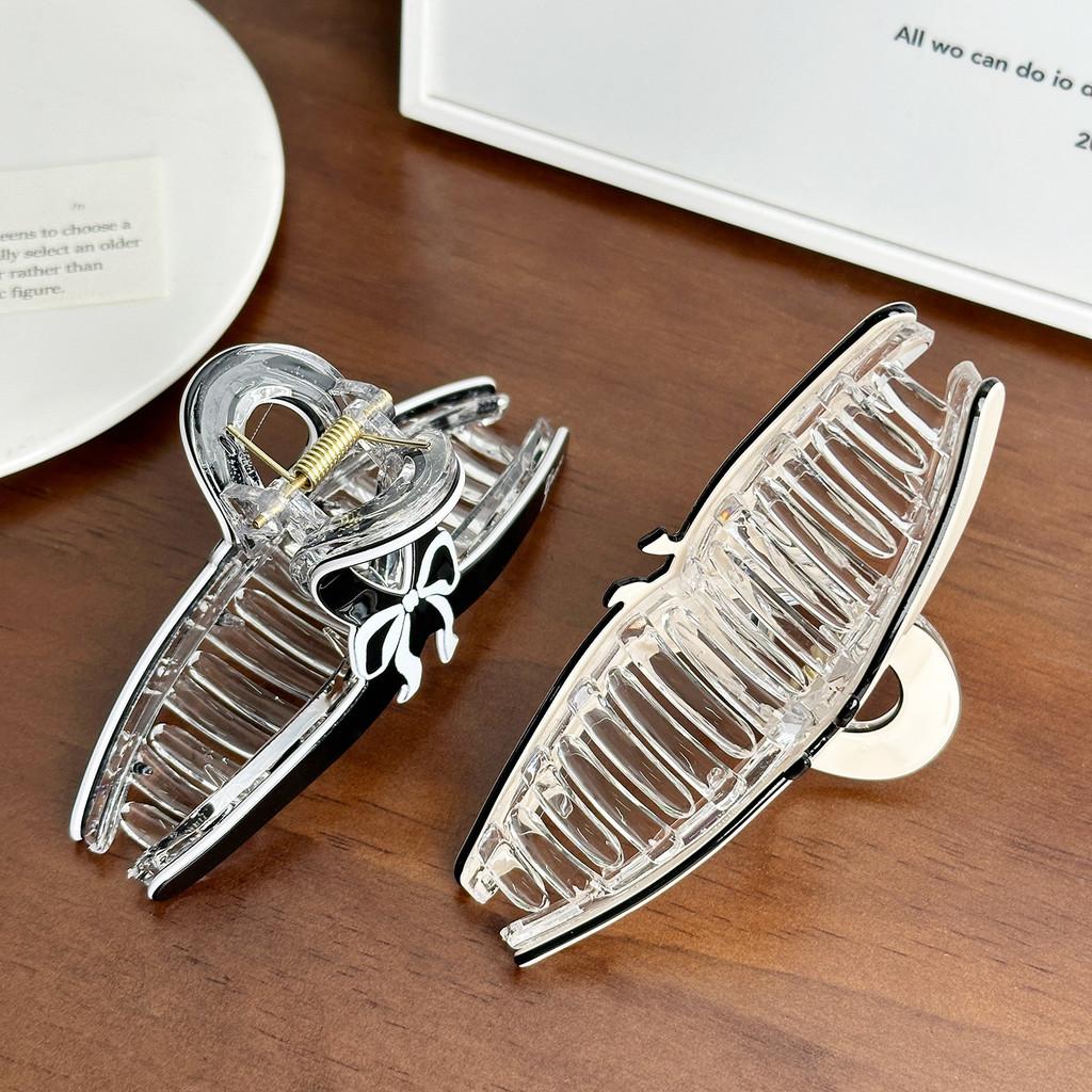 Elegante Haarspange mit Schleife im koreanischen Stil mit hochwertiger Haptik für stilvolle Damen-Accessoires