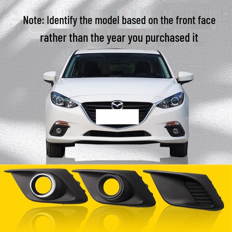 Mazda Axela 2014-2016 Front Bumper Fog Light Frame & Cover