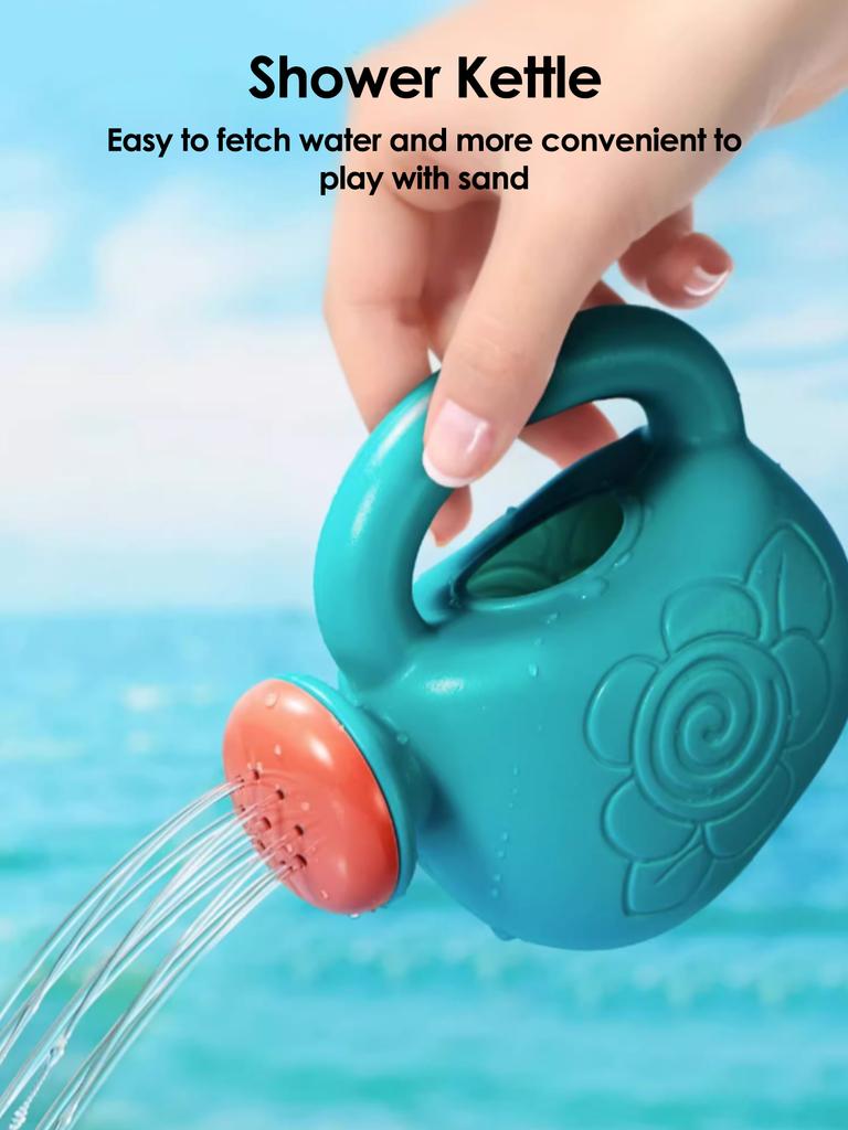 Non-Toxic 18Pcs Summer Beach Set Toys For Kids Digging Sand Plastic Bucket Watering Bottle Shovels Children Beach Water Game Toys Tools