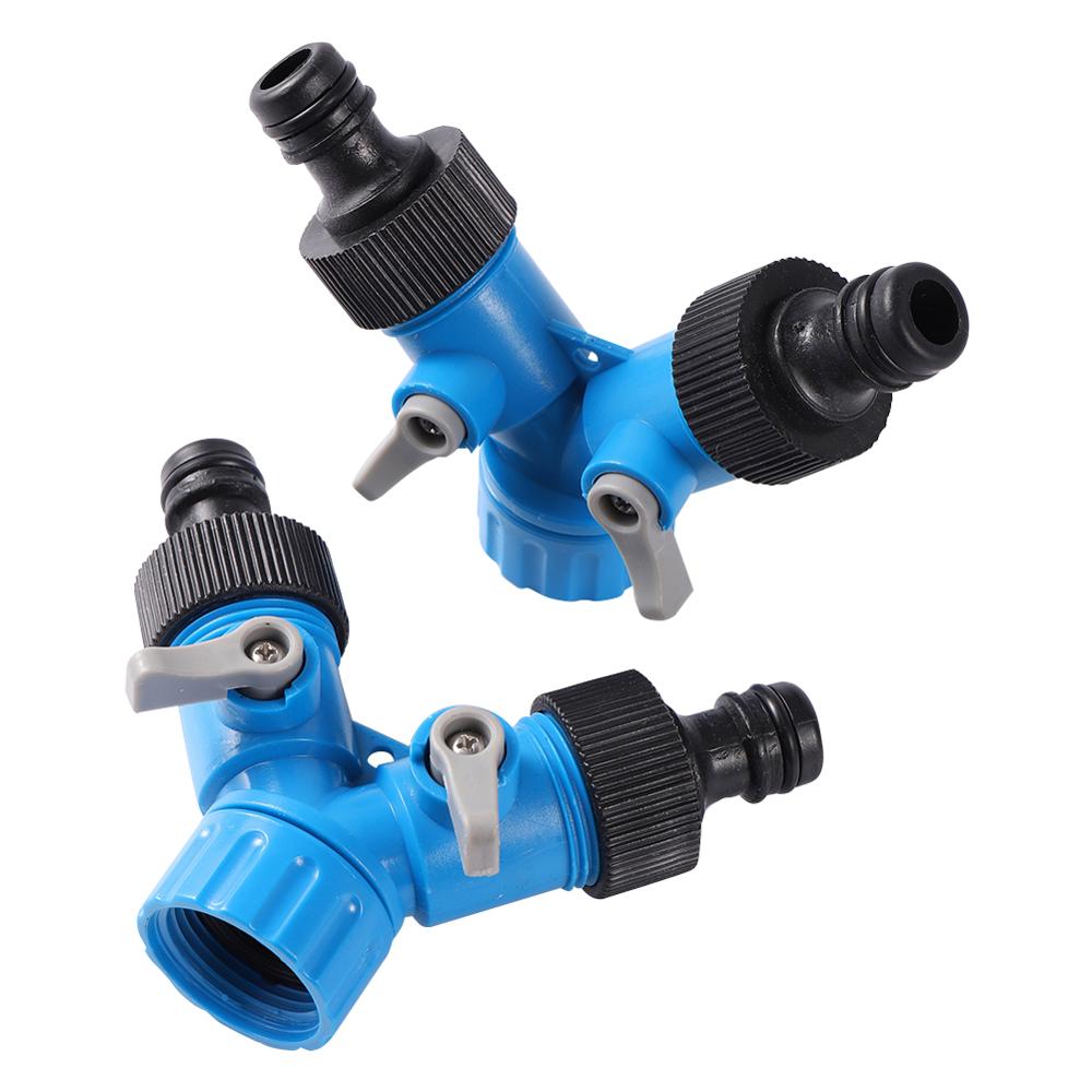 3/4'' Female Thread Shunt Valve Y-Shaped Quick Connector Agriculture Hose Fittings  Water Splitter Car Washing Water Controller