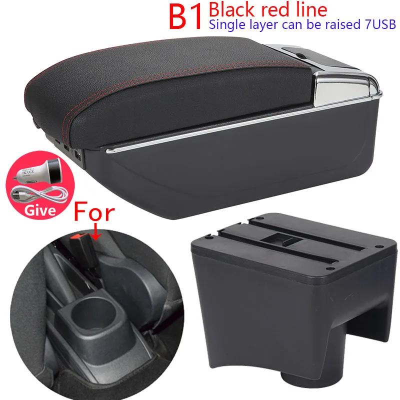 Für Volkswagen POLO Armlehne, für VW POLO Mk5 6R Vento, Autoarmlehnenbox 2012-2018, Aufbewahrungsbox, Autozubehör, einfache Installation