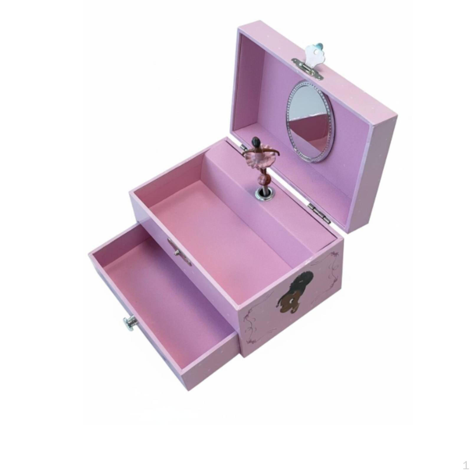 Pink Dancer s Jewelry Box Ballet Themed Dancer Music Birthday Gift Keepsake Container for