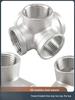 304 Stainless Steel Internal Threaded 3D Tee and Four/Five-Way Connector, DN25 Water Pipe Fittings