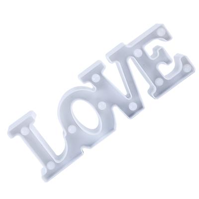 Nachtlicht Brief Form PVC Licht Wasserdichte Dekoration Hängende LED Lampe für Party Pub