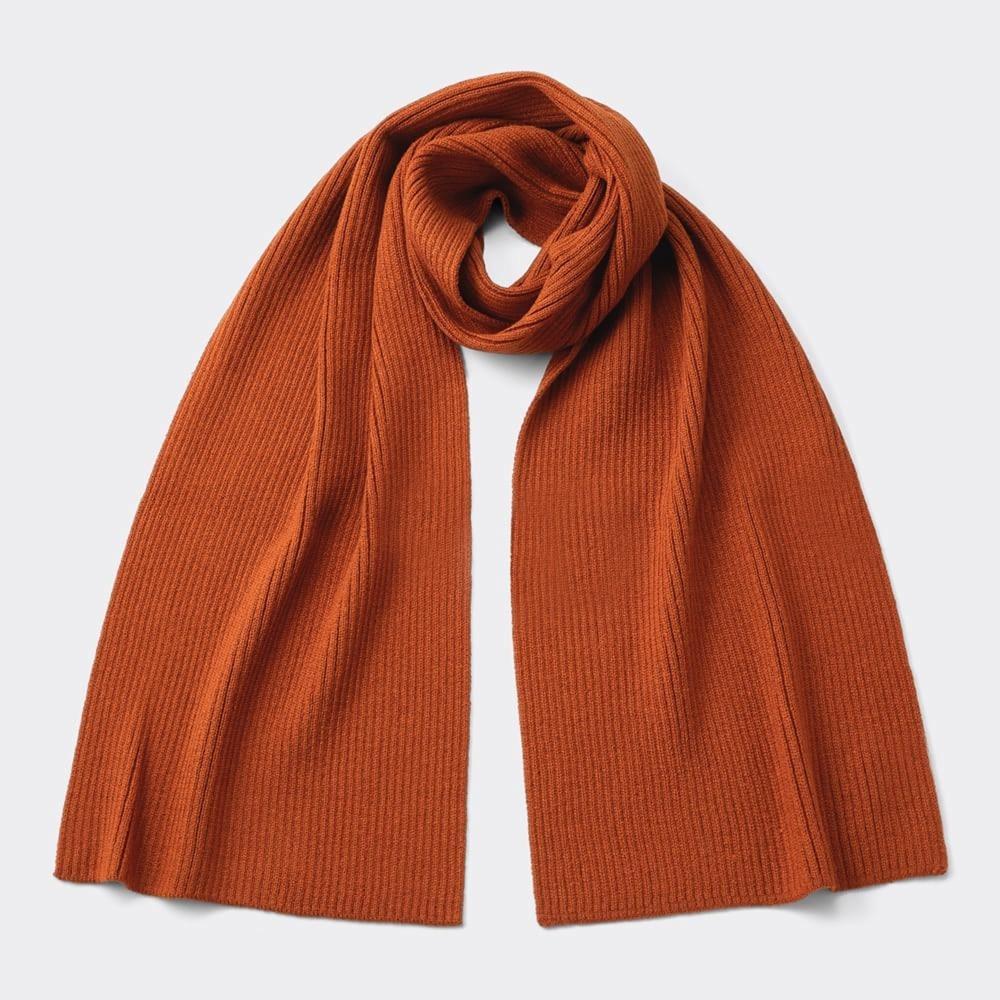 

вязаный шарф в стиле GU